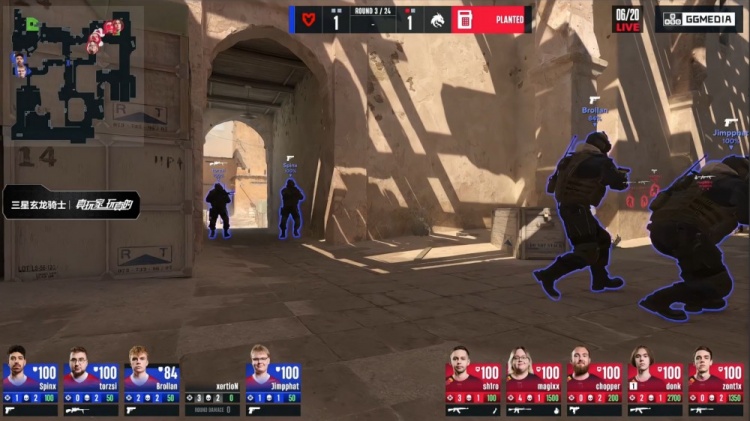 🎮donk五杀又如何？小吉米沙2火力全开 MOUZ赢图2 双方nuke决胜