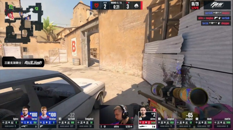 🎮donk五杀又如何？小吉米沙2火力全开 MOUZ赢图2 双方nuke决胜