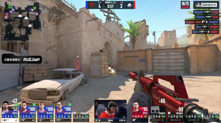 🎮donk五杀又如何？小吉米沙2火力全开 MOUZ赢图2 双方nuke决胜