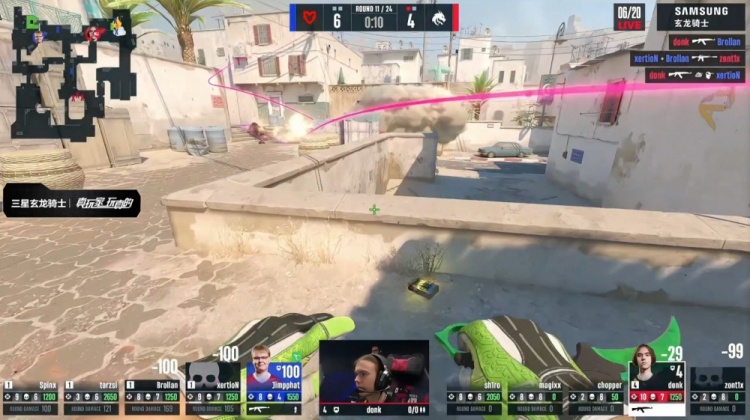🎮donk五杀又如何？小吉米沙2火力全开 MOUZ赢图2 双方nuke决胜