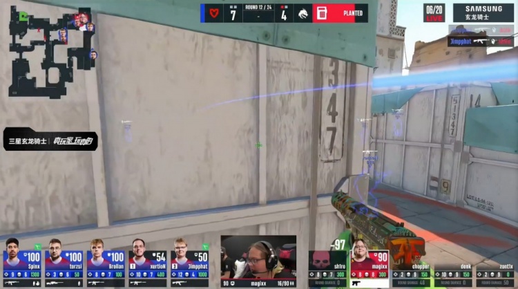 🎮donk五杀又如何？小吉米沙2火力全开 MOUZ赢图2 双方nuke决胜