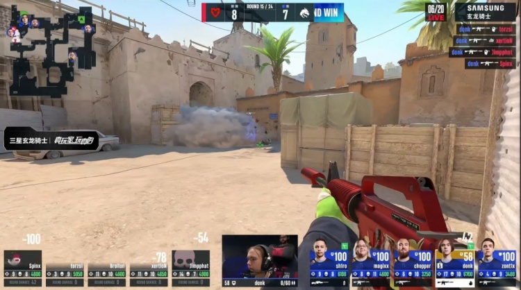 🎮donk五杀又如何？小吉米沙2火力全开 MOUZ赢图2 双方nuke决胜