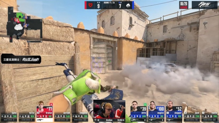 🎮donk五杀又如何？小吉米沙2火力全开 MOUZ赢图2 双方nuke决胜
