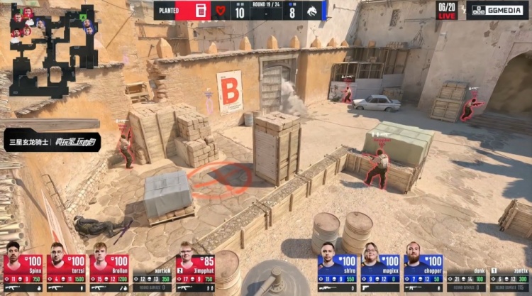 🎮donk五杀又如何？小吉米沙2火力全开 MOUZ赢图2 双方nuke决胜