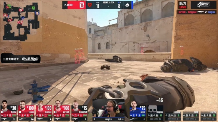 🎮donk五杀又如何？小吉米沙2火力全开 MOUZ赢图2 双方nuke决胜