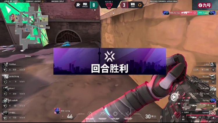 🎮PRX手感在线枪法压制拿下狼队率先晋级总决赛！PRX 2-0 狼队