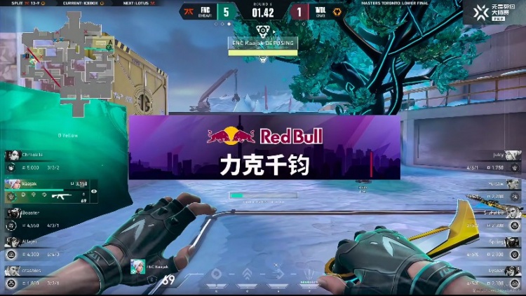 🎮有数值怪怎么打！kaajak无敌残局拿下狼队！FNC 2-0 狼队