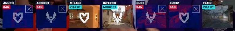 🎮距离王朝一步之遥！ZywOo无解大狙轰平MOUZ 小蜜蜂晋级决赛