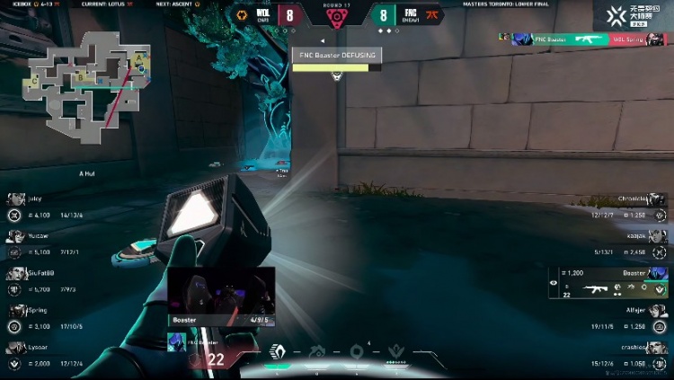 🎮韧性拉满！春神发挥无懈可击精准爆头拿下FNC！狼队 1-2 FNC