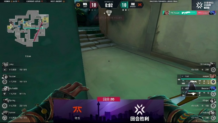 🎮韧性拉满！春神发挥无懈可击精准爆头拿下FNC！狼队 1-2 FNC