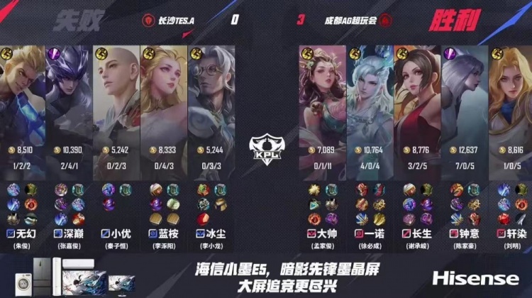 🎮继续创造纪录！AG越战越勇零封TES继续连胜！AG 3-0 TES