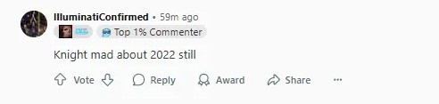 Reddit热议BLG横扫GAM：Knight对22年的事情耿耿于怀