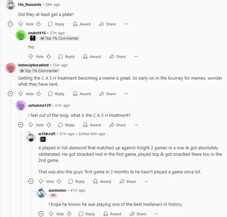 Reddit热议BLG横扫GAM：Knight对22年的事情耿耿于怀