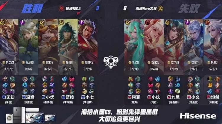 🎮不打第四局！TES状态火热零封Hero拿下首胜！TES 3-0 Hero