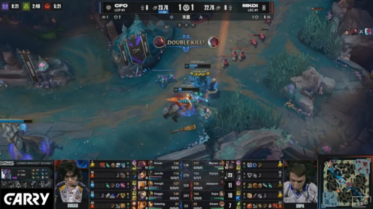 🎮中上齐开花！HongQ沙皇&Driver赛恩对位单杀 CFO先下一城