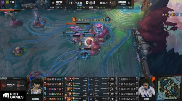 🎮中上齐开花！HongQ沙皇&Driver赛恩对位单杀 CFO先下一城