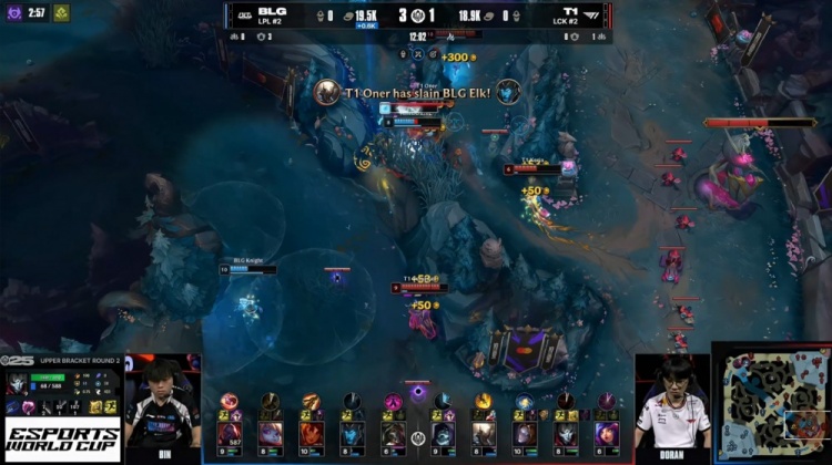 🎮Faker发条恐怖如斯！冲击波爆破三杀 Oner空降狂屠 T1赢首局
