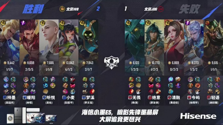 🎮手法节奏双压制！双北京战队WB更胜一筹拿下JDG！WB 3-1 JDG