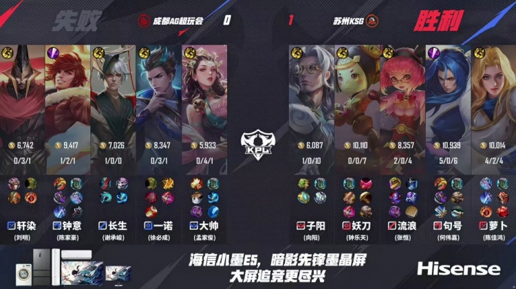 🎮这就是大魔王的实力！AG跨赛季22连胜统治KPL！AG 3-1 KSG