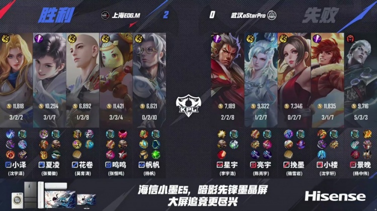 🎮EDG火力全开！顺风碾压eStar成功完成零封 EDG 3-0 eStar