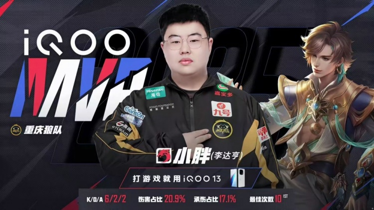 🎮胖皇三连MVP帮助队伍击溃DRG！DRG赛季一胜难求 狼队 3-2 DRG