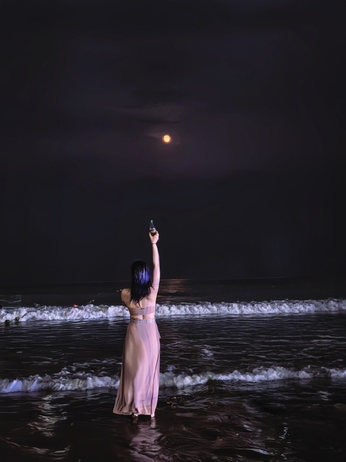 无畏契约解说白杨晒照：潮水箴言 夏夜+海滩+啤酒=青岛🌊