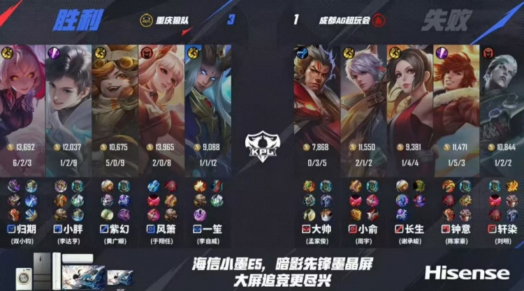 🎮斩断连胜！狼队面对残阵AG抓住机会打破AG22连胜 狼队 3-1 AG