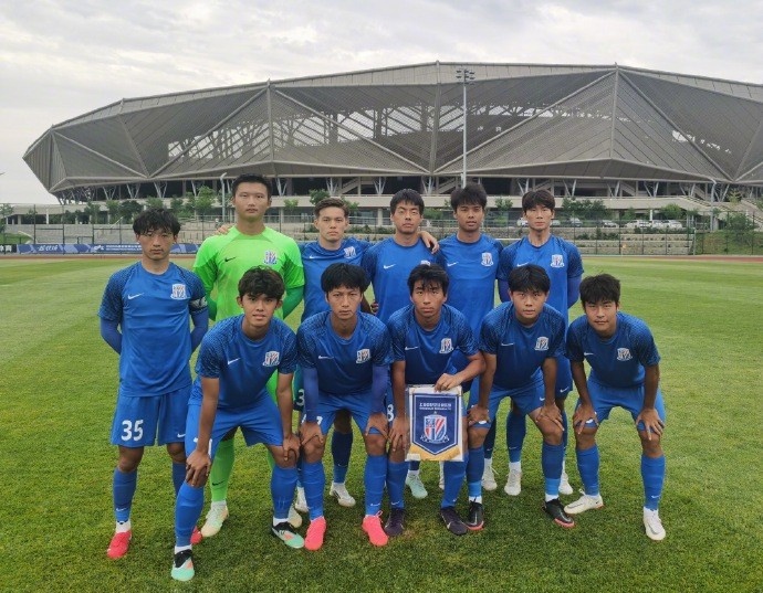 U21联赛第8轮，上海申花2-1逆转青岛海牛