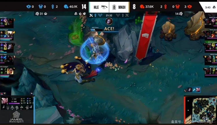 🎮都是白忙活！KOI小龙团一波爆炸 上中团战发力HLE晋级淘汰赛