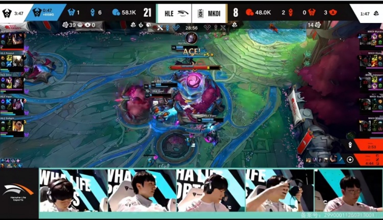 🎮都是白忙活！KOI小龙团一波爆炸 上中团战发力HLE晋级淘汰赛