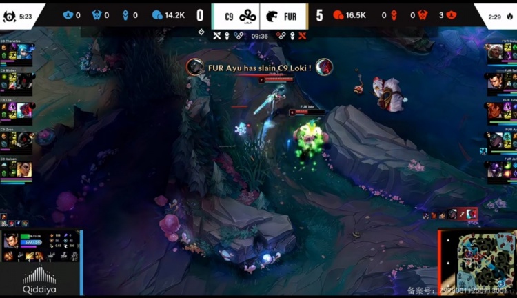 🎮明年别来了！Guigo安蓓萨无情游龙超神 C9状态低迷遭FUR淘汰