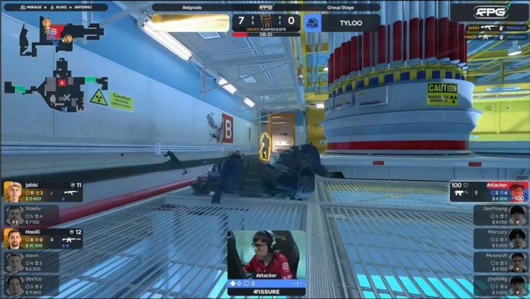 🎮天禄小镇见！device大狙无情 Tyloo狂追8分难翻 图二8-13A队