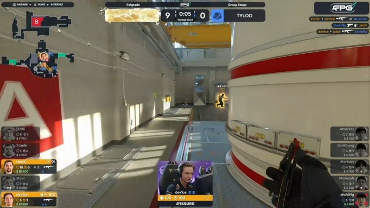 🎮天禄小镇见！device大狙无情 Tyloo狂追8分难翻 图二8-13A队