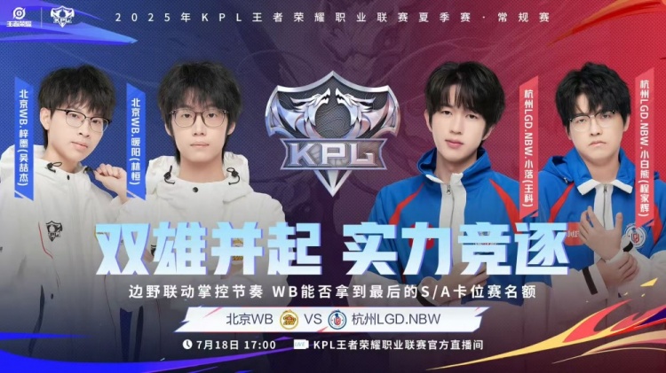 🎮KPL赛报：TES 3-1 RNG终结其五连胜 WB 3-0 LGD 狼队 3-1 UUG