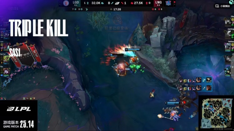 🎮一边爽一把！sasi找回场子Sav1or泽丽电闪狂杀 LGD扳平比分
