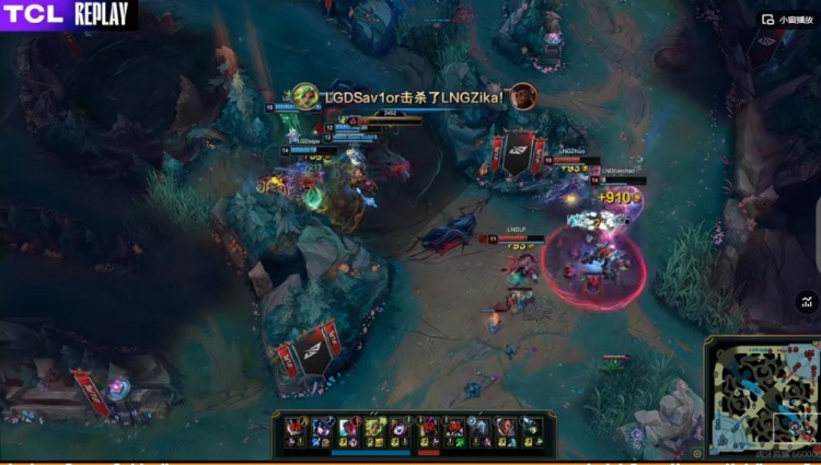 🎮一边爽一把！sasi找回场子Sav1or泽丽电闪狂杀 LGD扳平比分