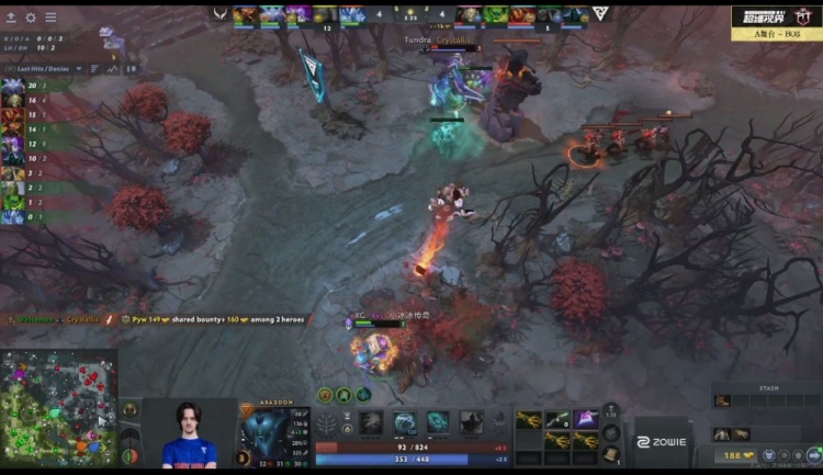 🎮雪如意S2：胜场难求败绩不断 核心连死遭碾 XG1-2不敌Tundra