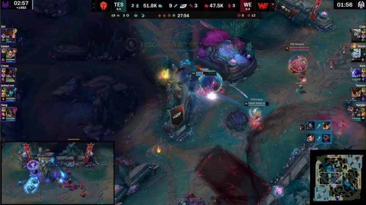 🎮错怪Hang了？烈娜塔收购WE三人 Taeyoon亵渎AD TES扳回一城