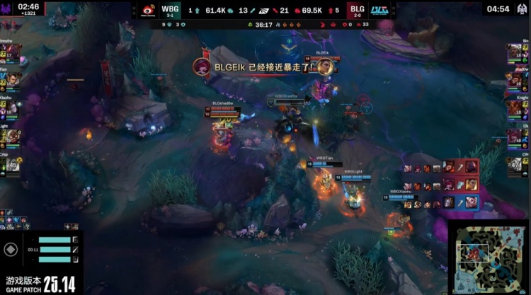 🎮拉拉又扯扯！阿Bin安蓓萨&Shad0w神猴爆切WBG后排 BLG赢首局