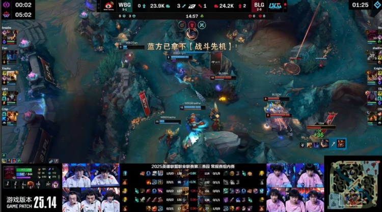 🎮谁借个火?knight爆弹扔Xiaohu嘴儿里 Elk5杀收尾 BLG横扫WBG