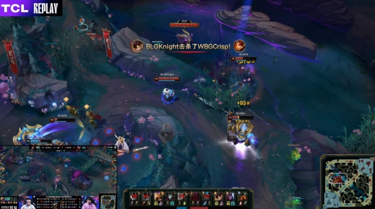 🎮谁借个火?knight爆弹扔Xiaohu嘴儿里 Elk5杀收尾 BLG横扫WBG