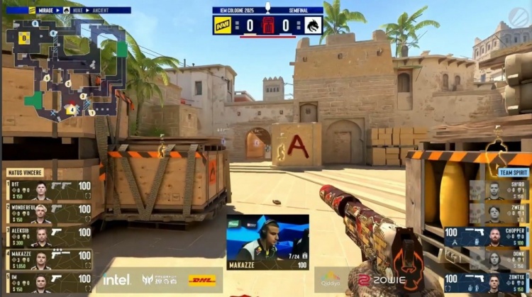 🎮一打九？donk绝境爆轰5杀 sh1ro逆天改命 Spirit赢下NAVI选图