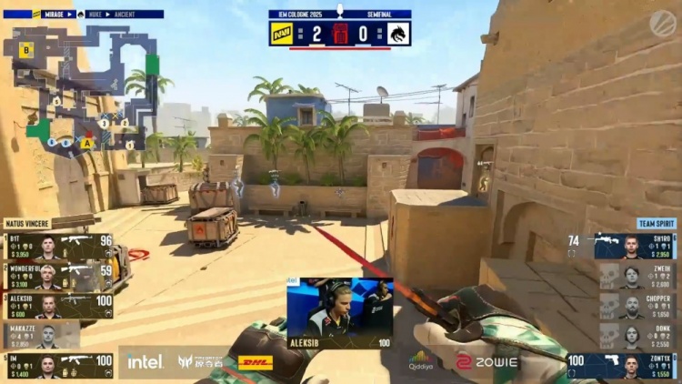 🎮一打九？donk绝境爆轰5杀 sh1ro逆天改命 Spirit赢下NAVI选图