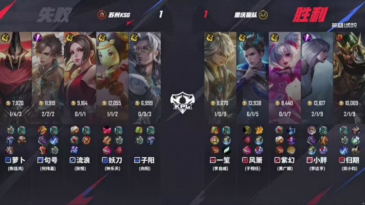 🎮击败KSG！风箫绝对输出击败KSG报第二轮之仇 狼队 3-2 KSG