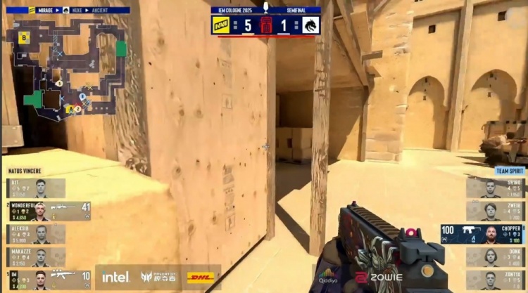 🎮一打九？donk绝境爆轰5杀 sh1ro逆天改命 Spirit赢下NAVI选图
