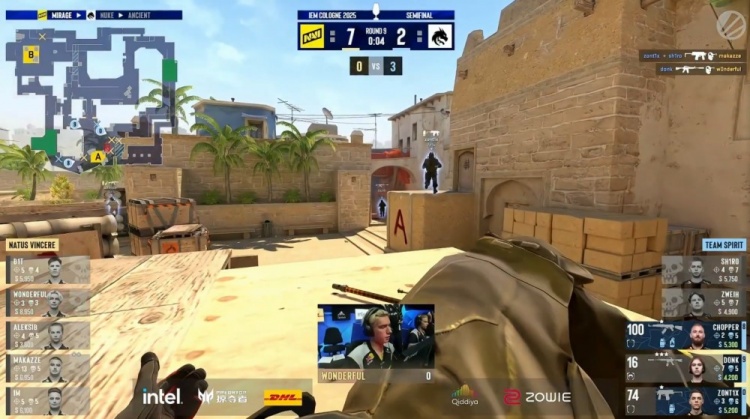 🎮一打九？donk绝境爆轰5杀 sh1ro逆天改命 Spirit赢下NAVI选图