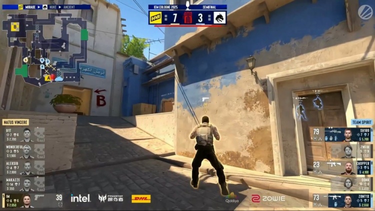 🎮一打九？donk绝境爆轰5杀 sh1ro逆天改命 Spirit赢下NAVI选图