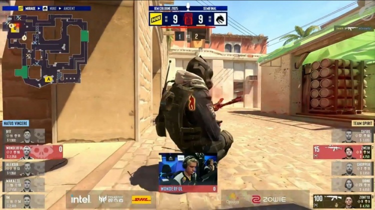 🎮一打九？donk绝境爆轰5杀 sh1ro逆天改命 Spirit赢下NAVI选图