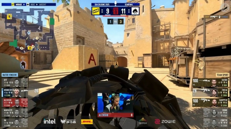 🎮一打九？donk绝境爆轰5杀 sh1ro逆天改命 Spirit赢下NAVI选图
