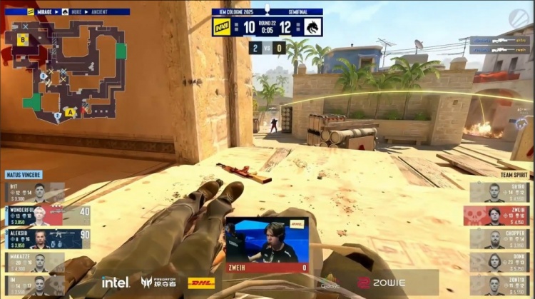 🎮一打九？donk绝境爆轰5杀 sh1ro逆天改命 Spirit赢下NAVI选图